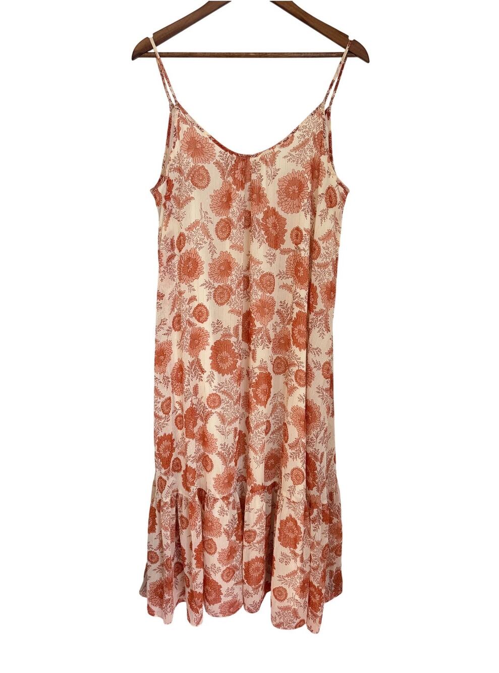 Madewell Floral Maxi Dress Vacation Beach Resort Wear Size Medium